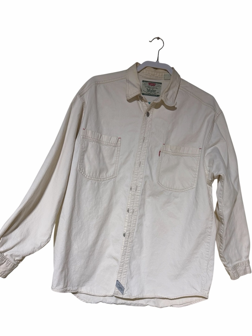 Vintage white Levi’s Button Up shirt